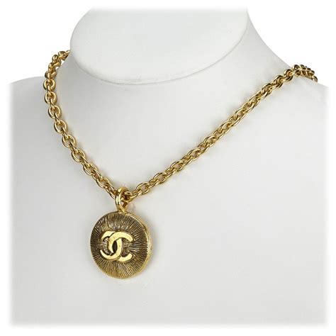 coco chanel pendant necklace|vintage coco chanel necklace.